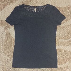 Ann Taylor Black Women's Top